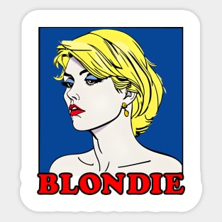 Blondie Comic Style Sticker